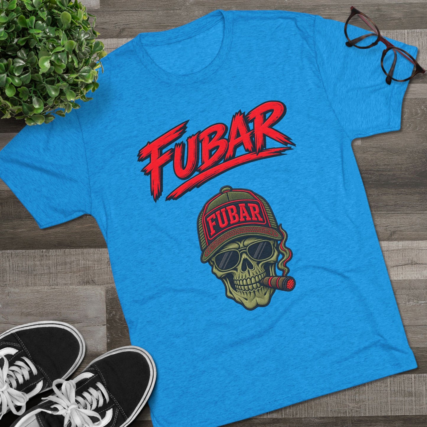 FUBAR Skull & Crest Tee