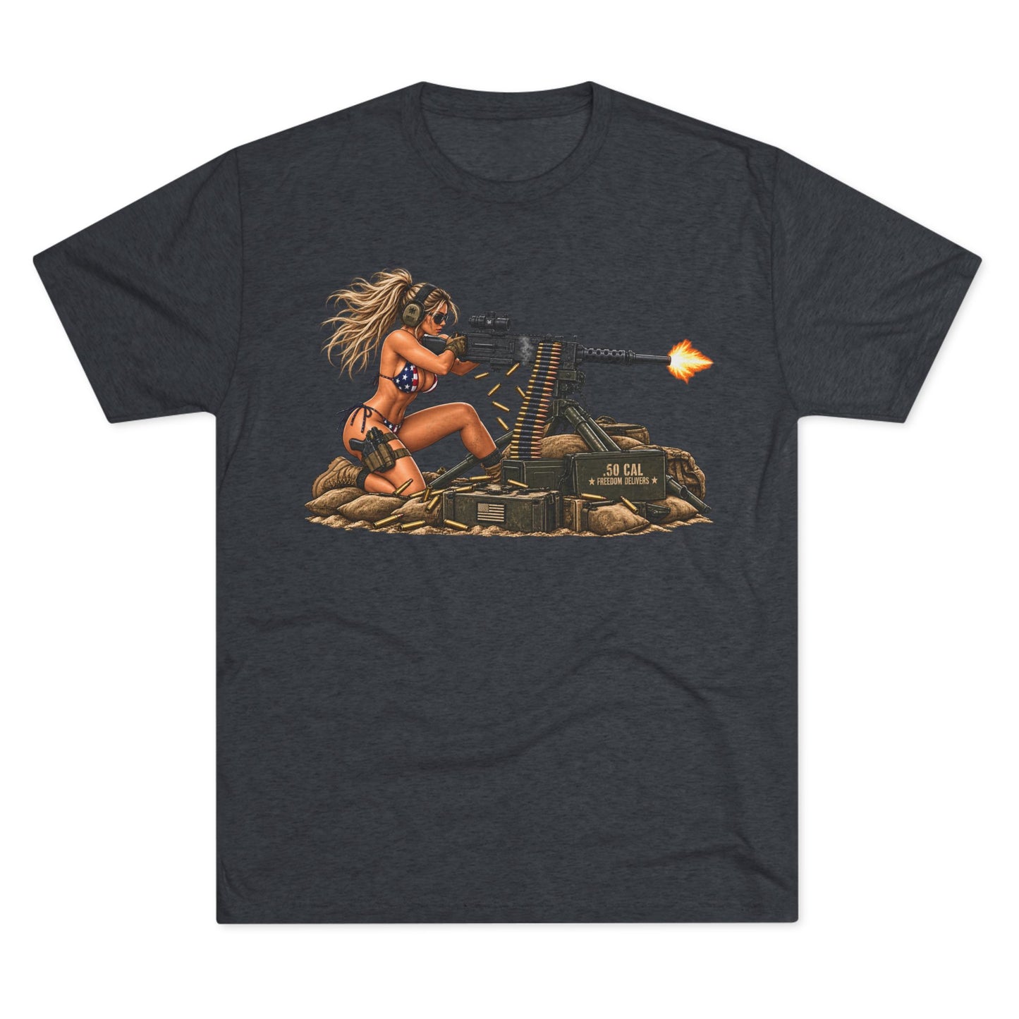 Machine Gun Pin-Up T-Shirt