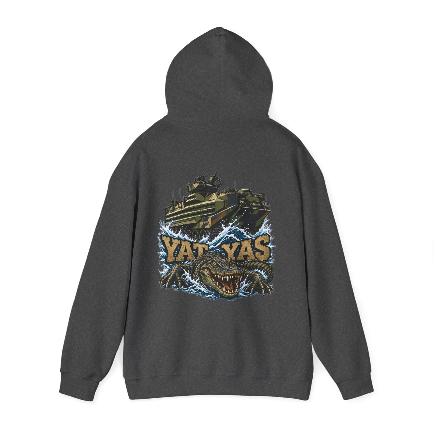 FUBAR Tactical Hoodie — "YAT YAS on Back" Graphic Pullover