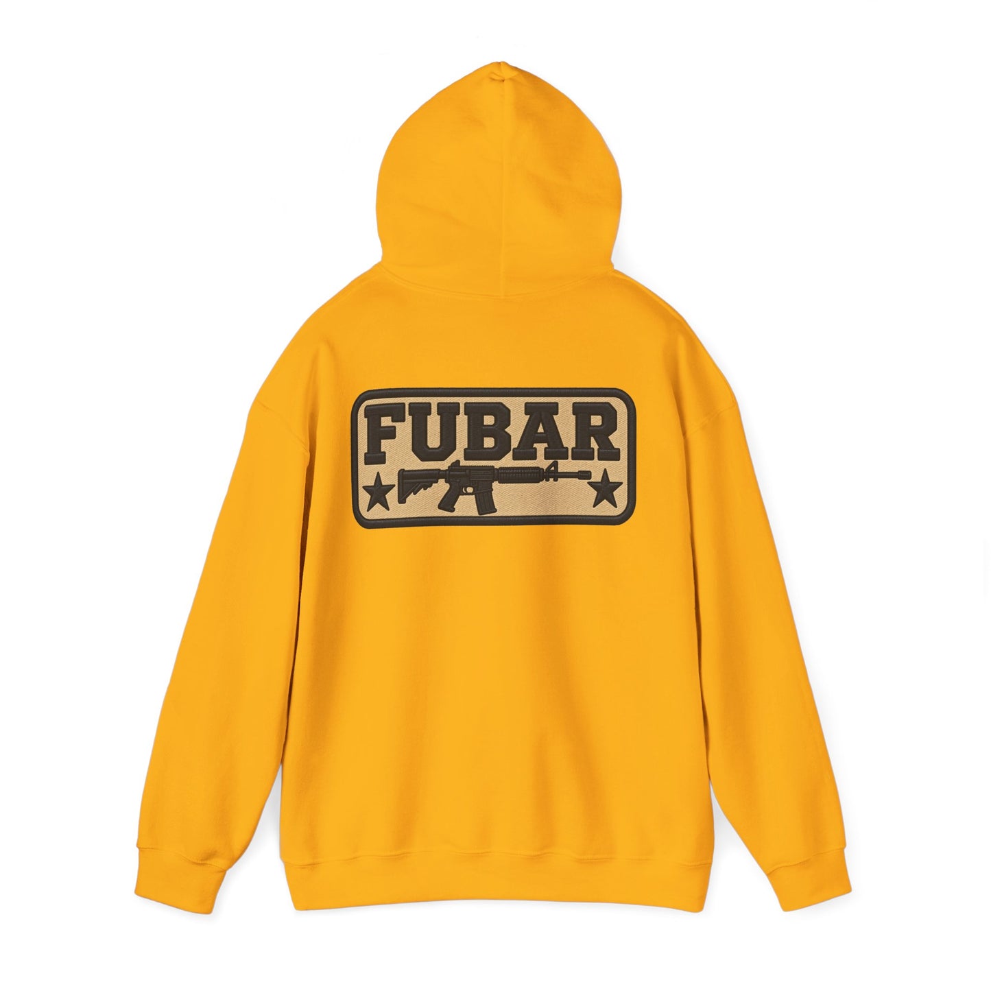 FUBAR Skull Hoodie – Tactical Skull & Rifle Graphic Pullover