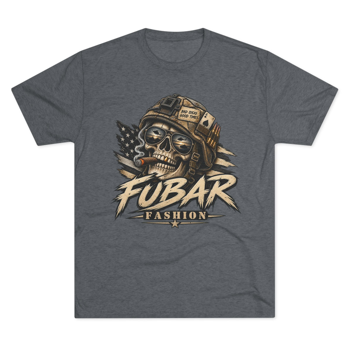 YAT YAS back-military shirt