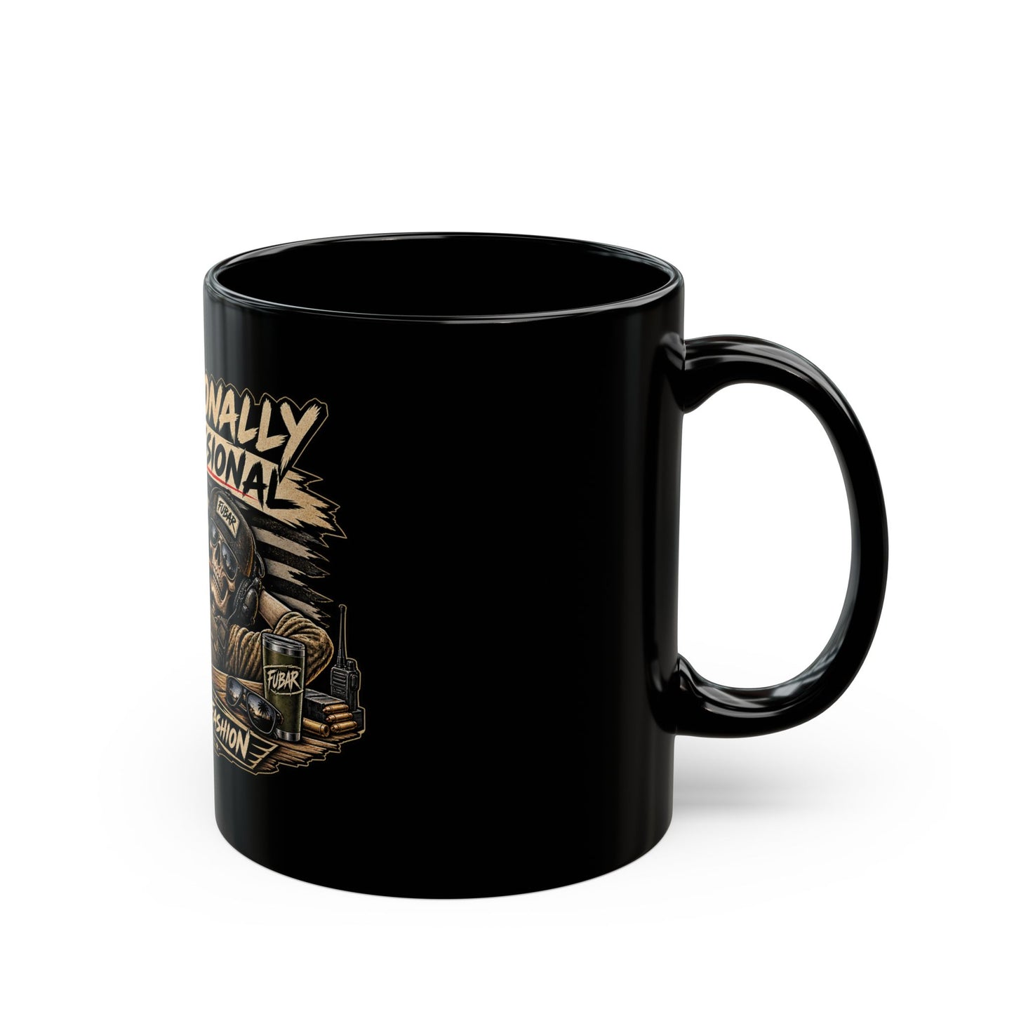 Professionally Unprofessional Skull Coffee Mug (11oz/15oz)