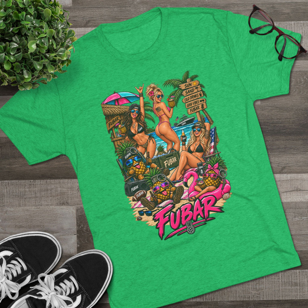 Women's FUBAR Beach Party T‑Shirt