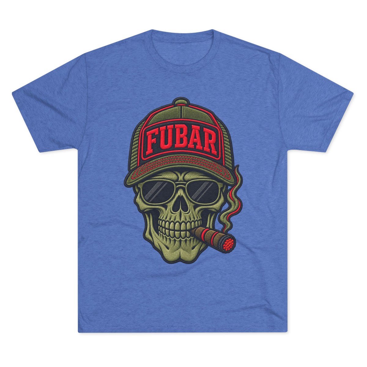 'Same People Different Battles' Patriotic Skull T-Shirt