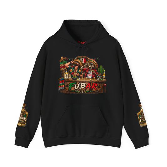 FUBAR Skull Hoodie – Day of the Dead Party Pullover