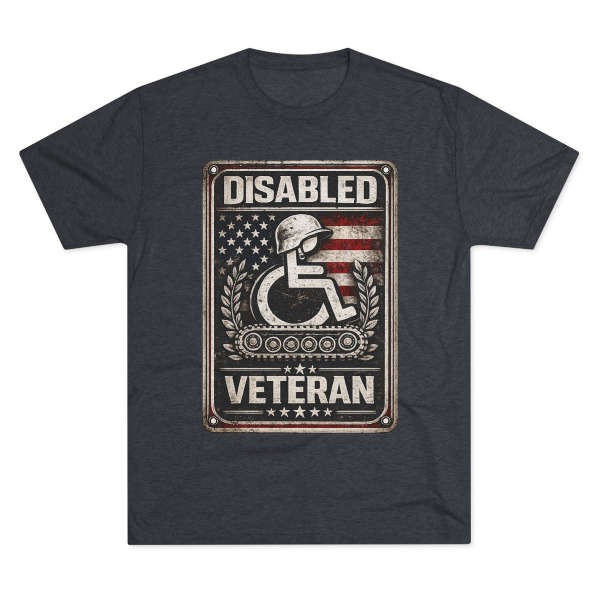 Disabled Veteran T-Shirt — I Say Random Offensive Shit” Back