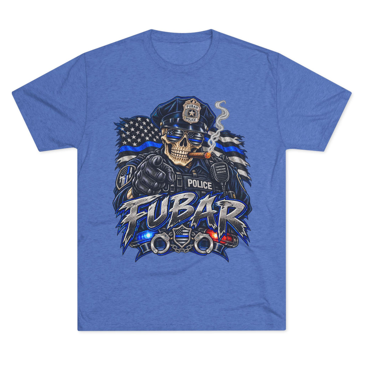 Police FUBAR Skull Tee