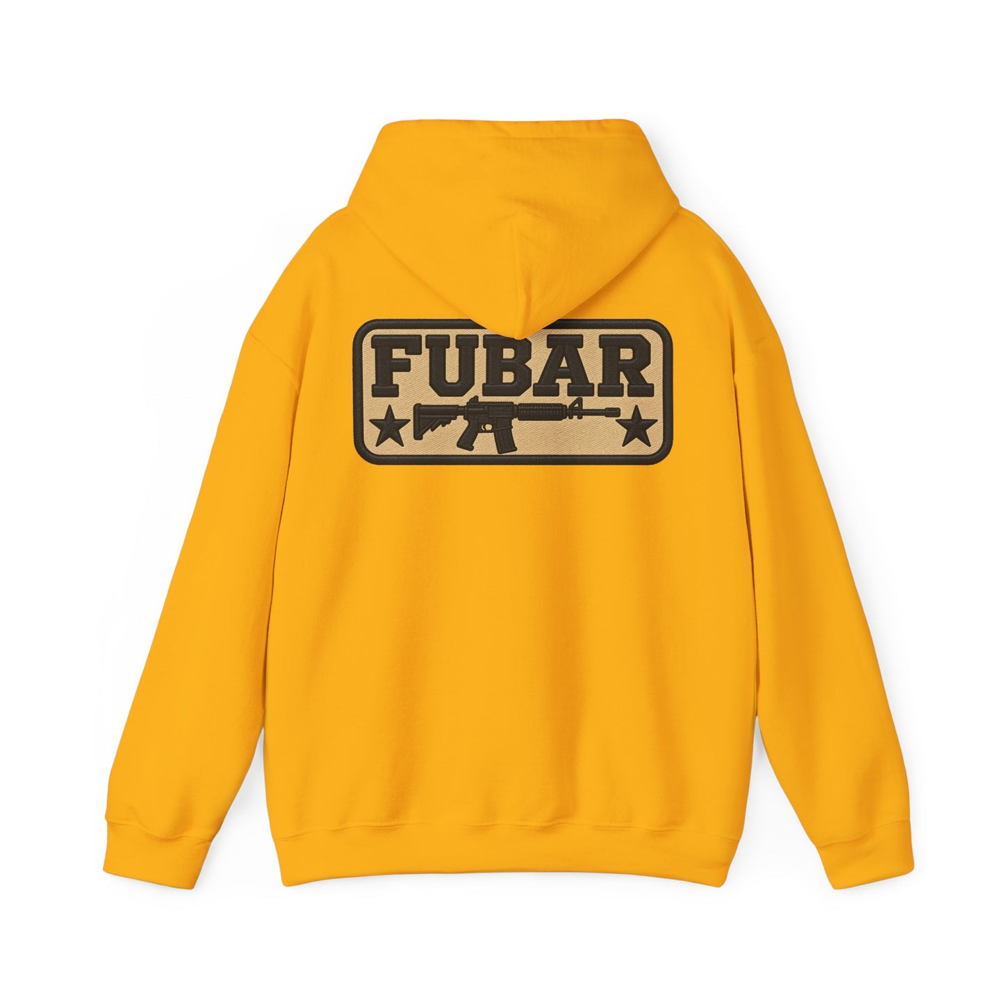 FUBAR Skull Hoodie – Tactical Skull & Rifle Graphic Pullover