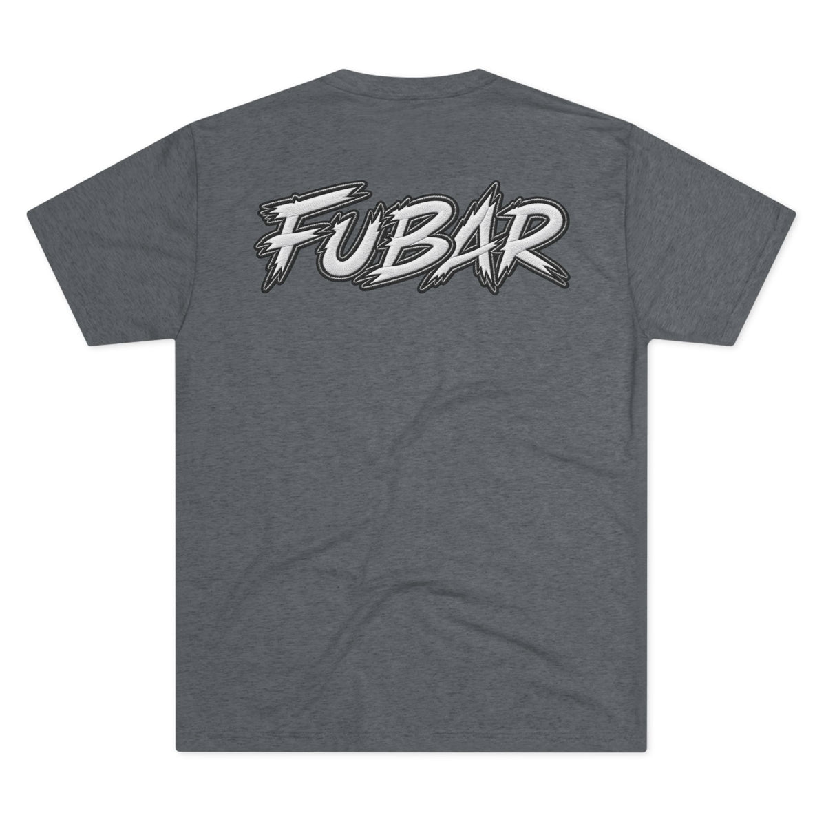 FUBAR Graphic Tee — Distressed American Flag Crew Shirt