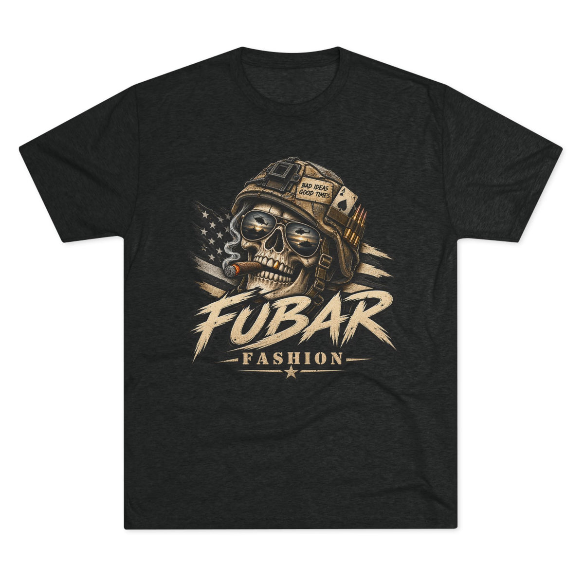 YAT YAS back-military shirt