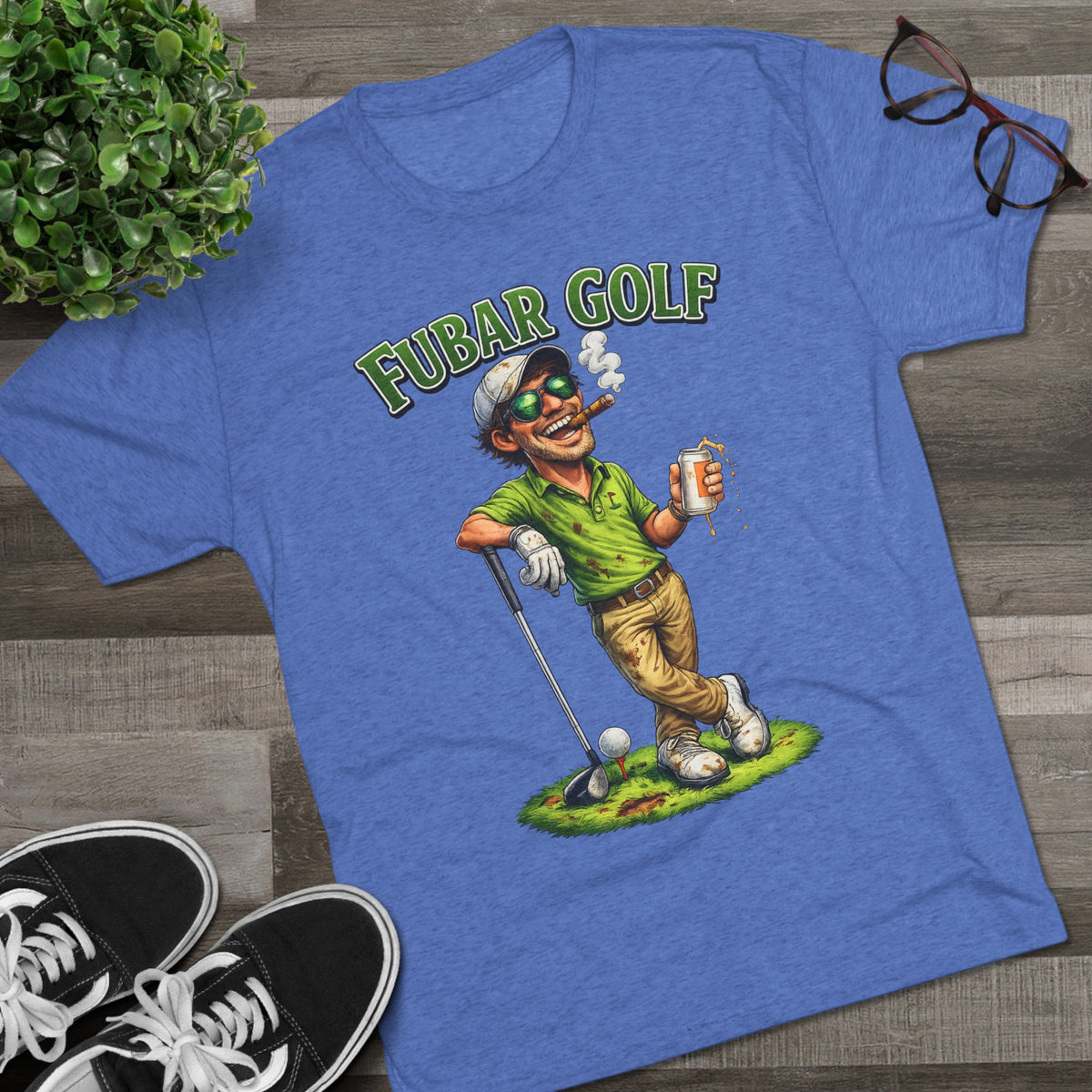 FUBAR Golf Cartoon Shirt