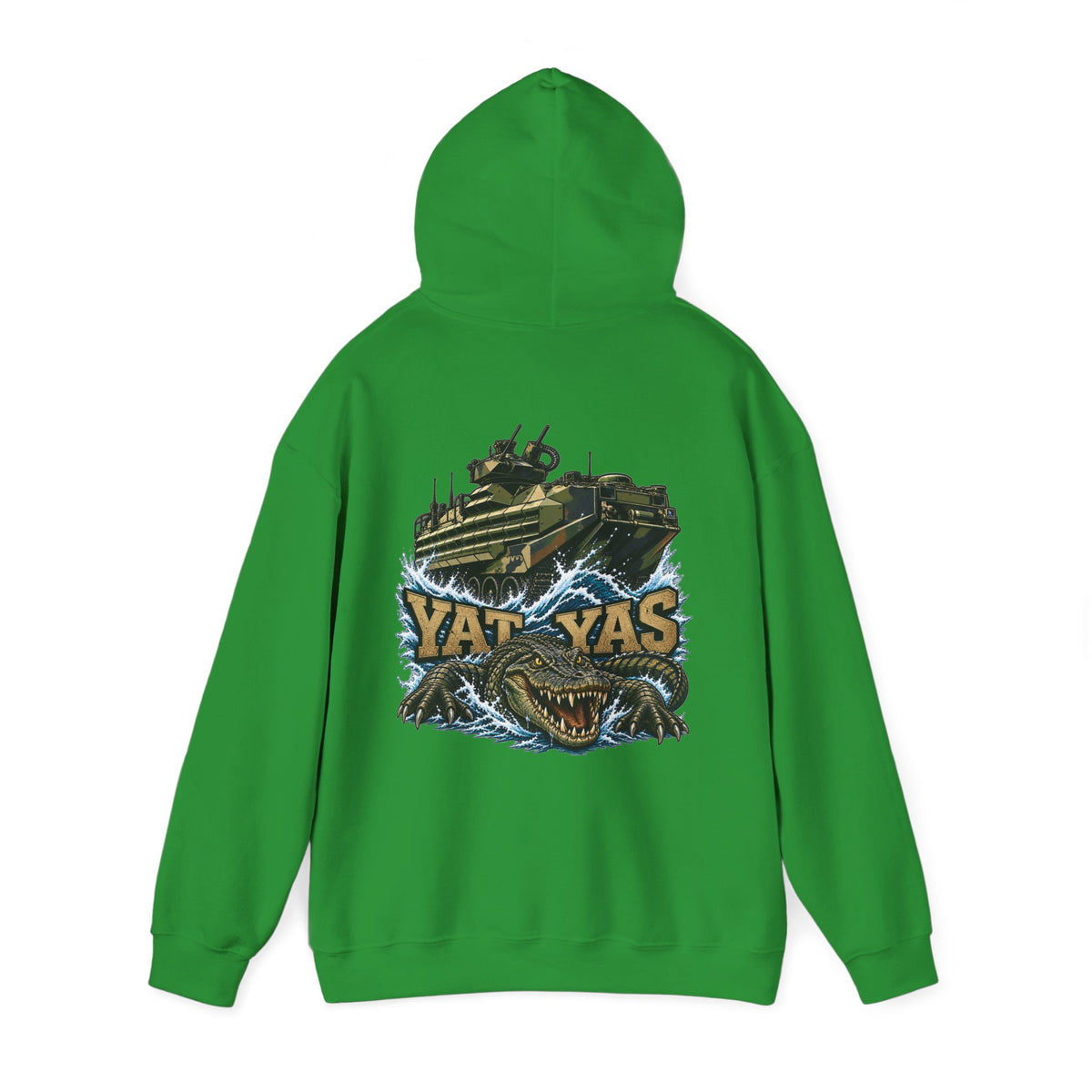 FUBAR Tactical Hoodie — "YAT YAS on Back" Graphic Pullover