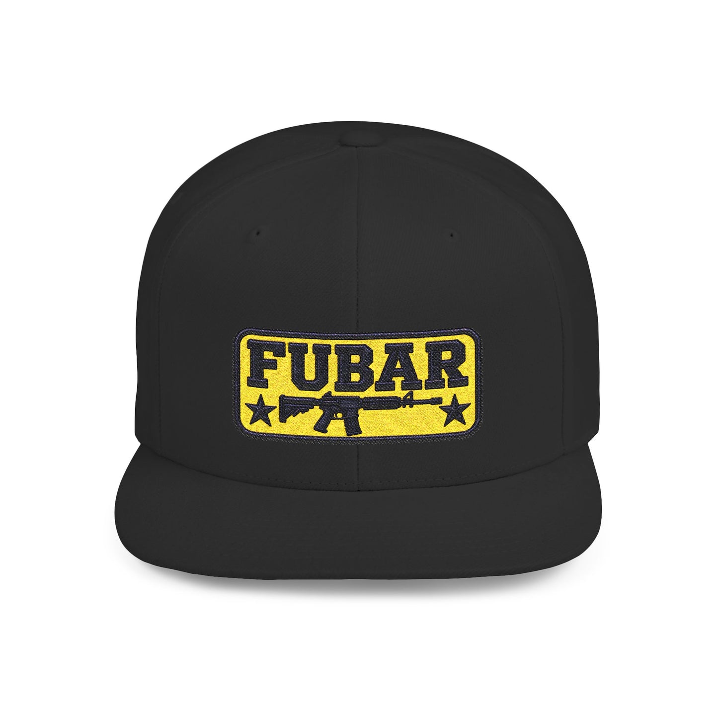 FUBAR Flat Bill Snapback Hat – Tactical Patch Cap