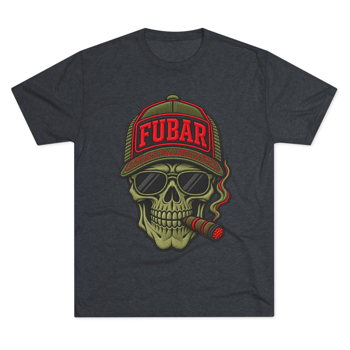 'Same People Different Battles' Patriotic Skull T-Shirt