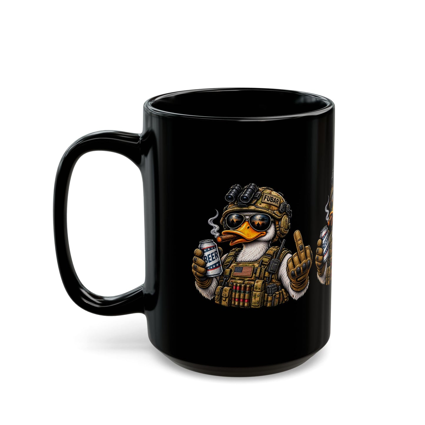 Tactical Duck coffee cup
