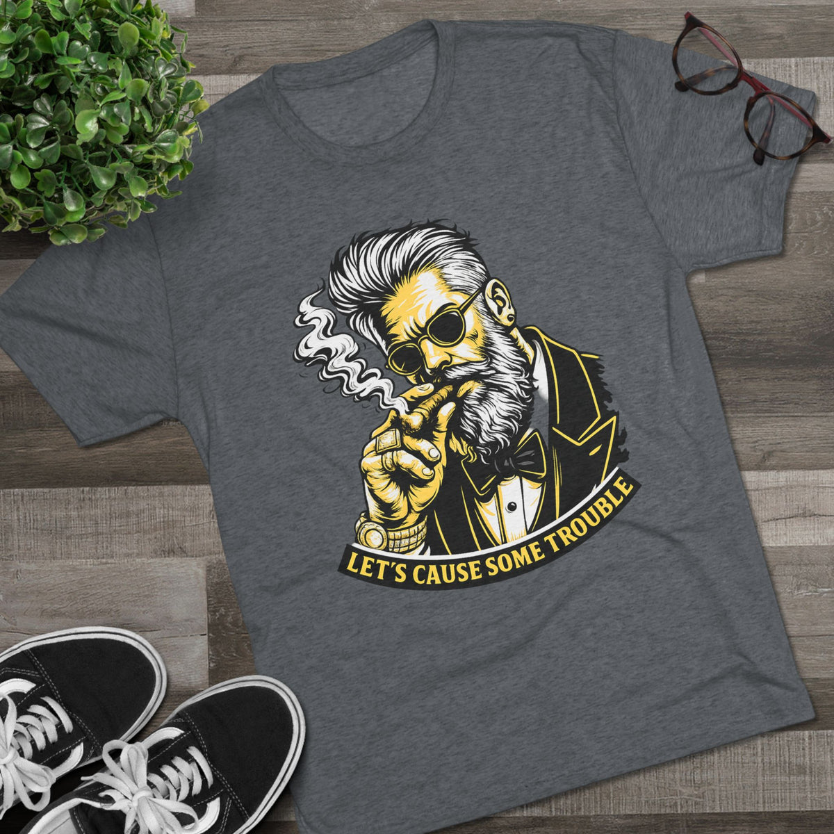 "Let’s Cause Some Trouble" Crewneck (FUBAR Back)