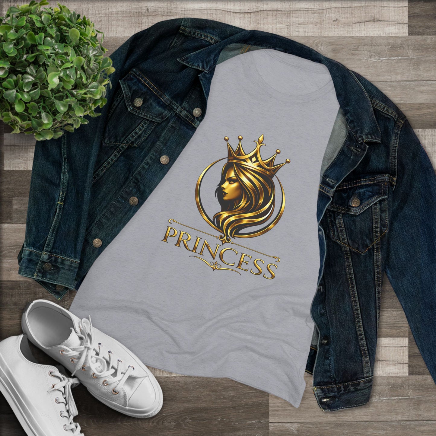 Women's Princess Gold Crown (T-Shirt)