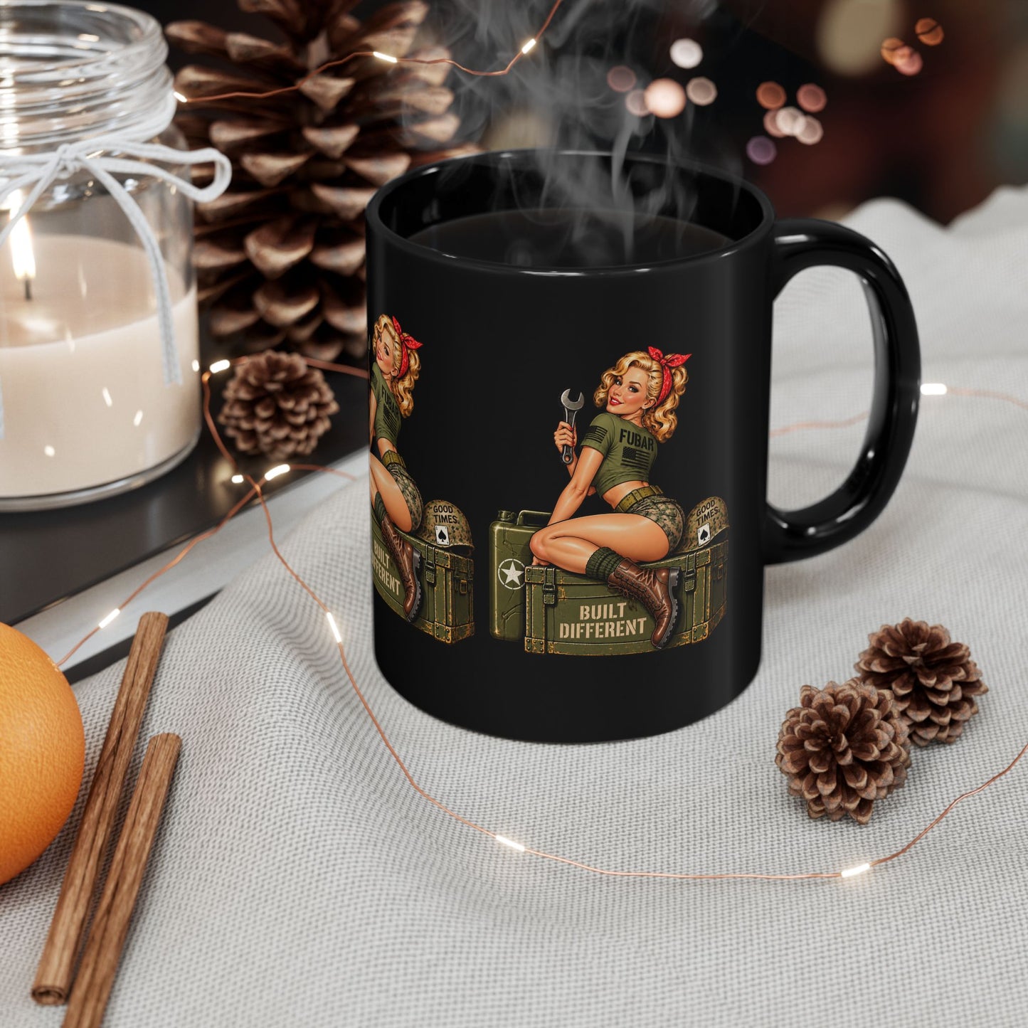 Built Different Pin-Up Mug