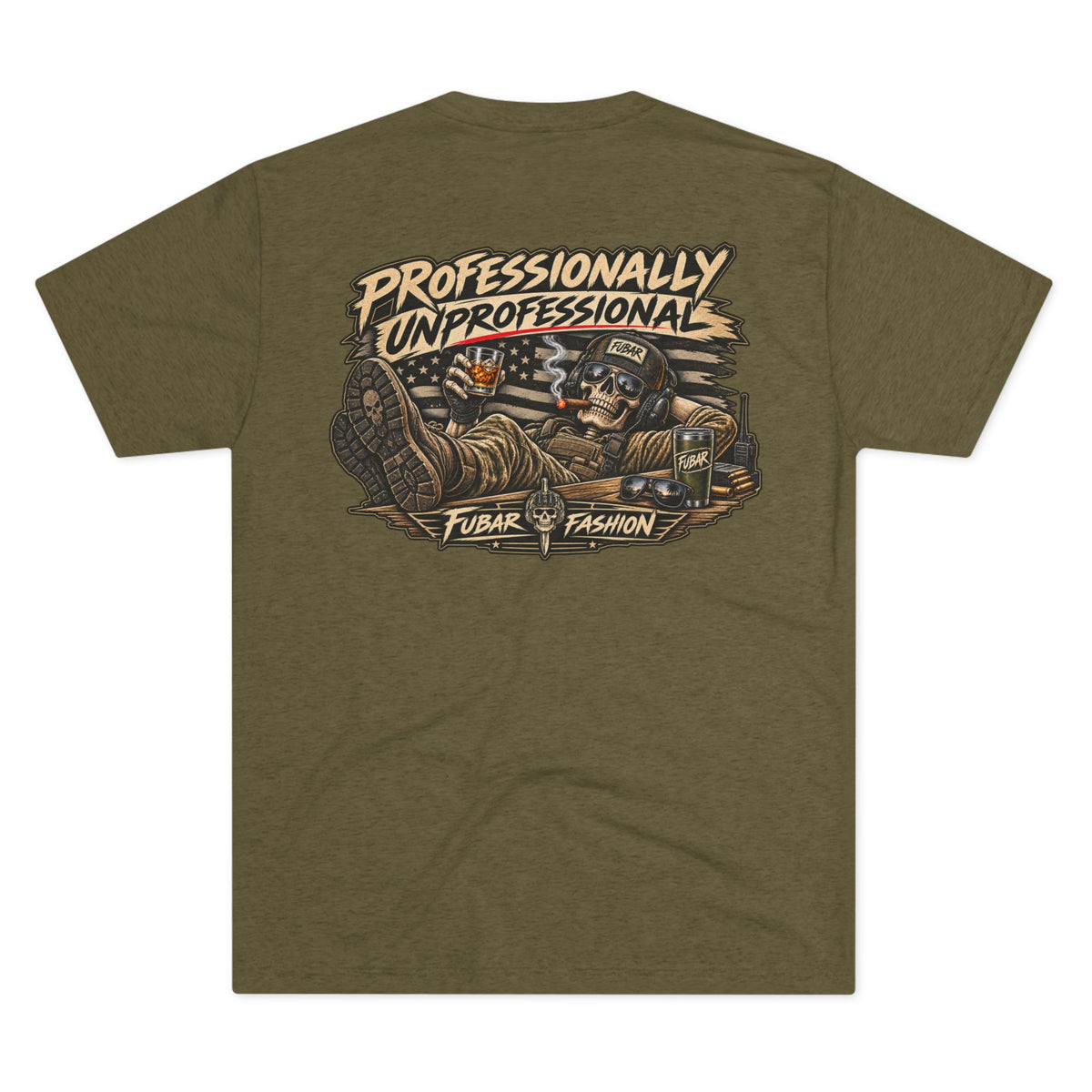 "Professionally Unprofessional" Graphic Crew Shirt