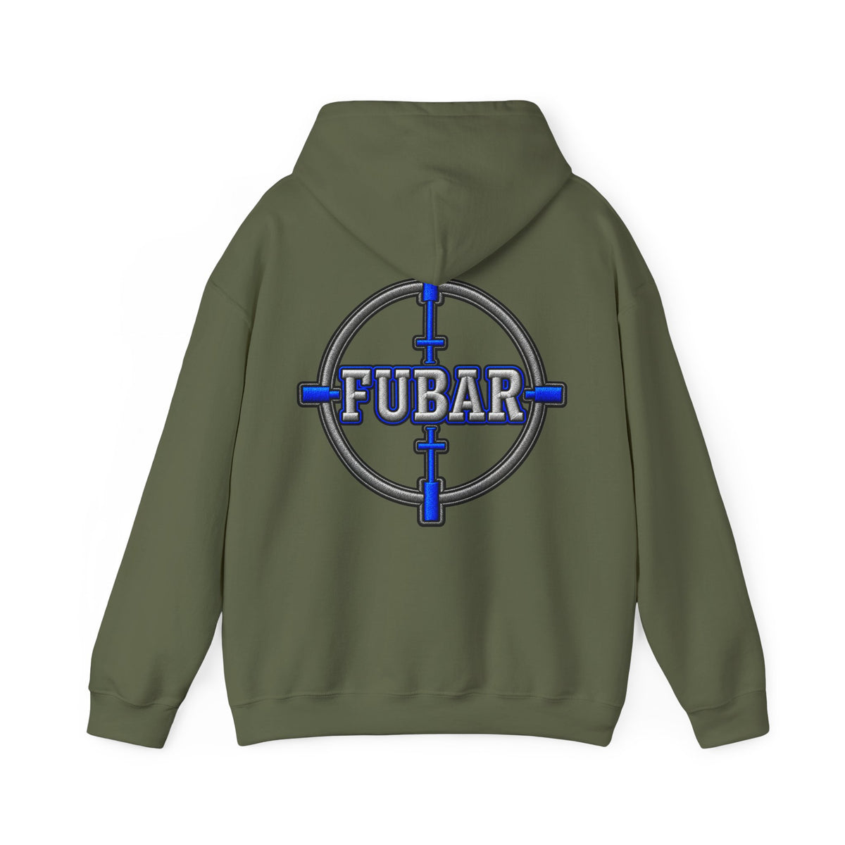 FUBAR Target Logo Hoodie — Tactical Graphic Pullover