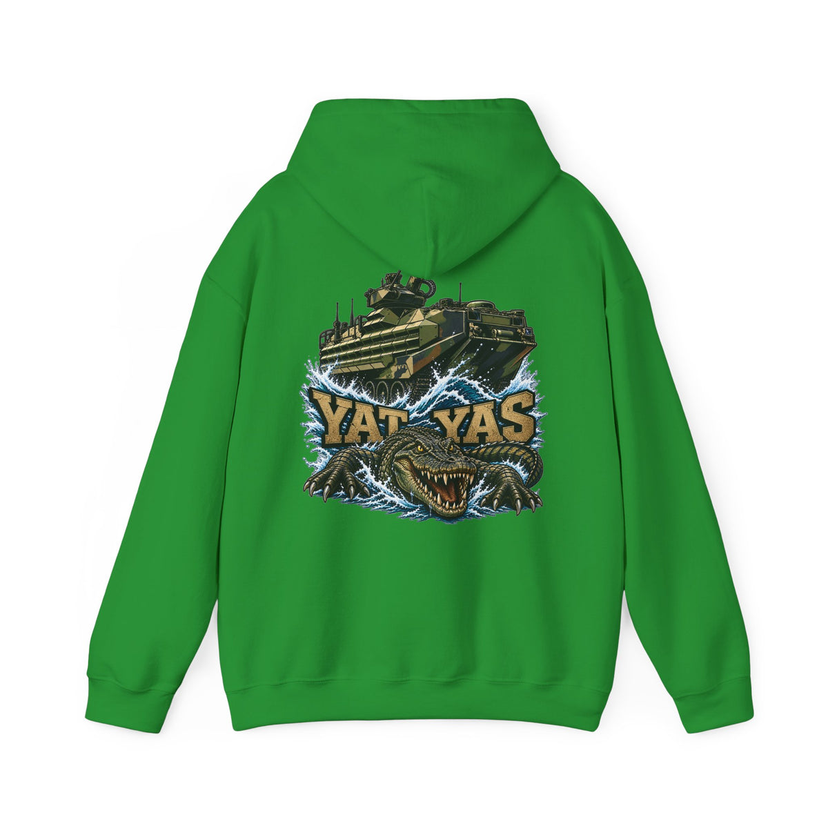 FUBAR Tactical Hoodie — "YAT YAS on Back" Graphic Pullover