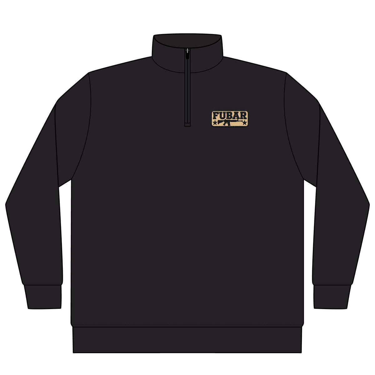FUBAR Patch Quarter-Zip Pullover