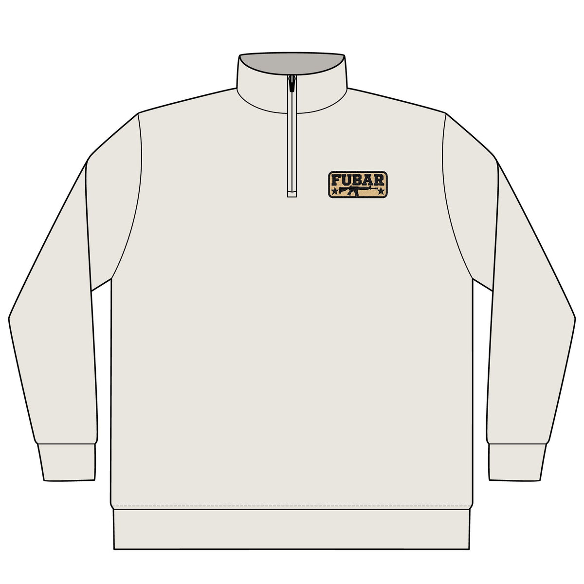 FUBAR Patch Quarter-Zip Pullover