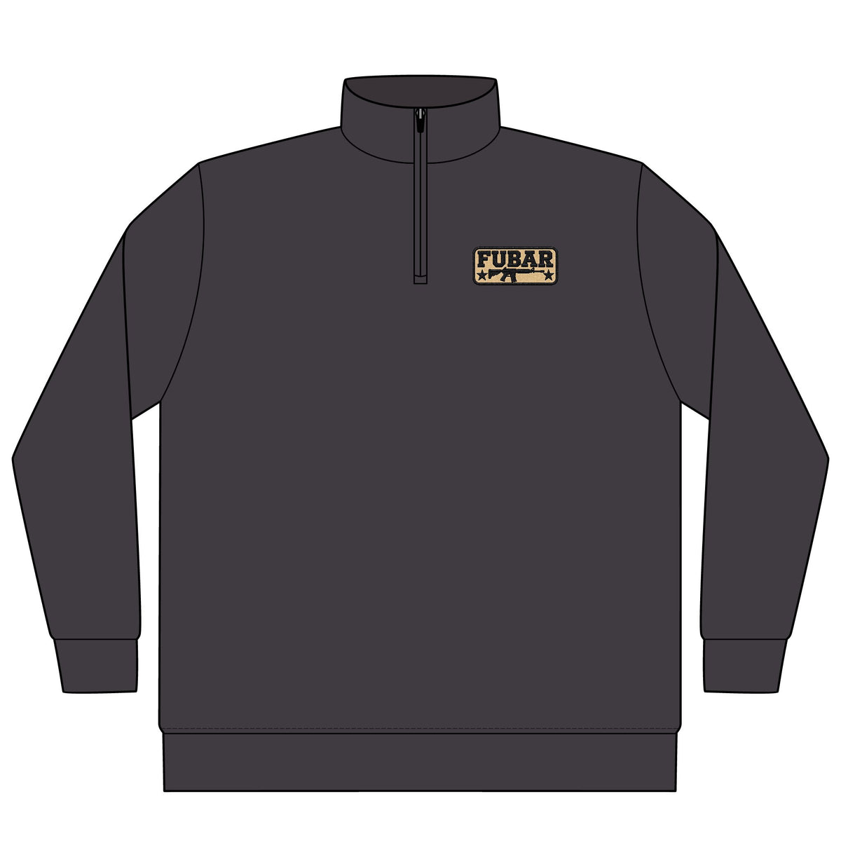 FUBAR Patch Quarter-Zip Pullover