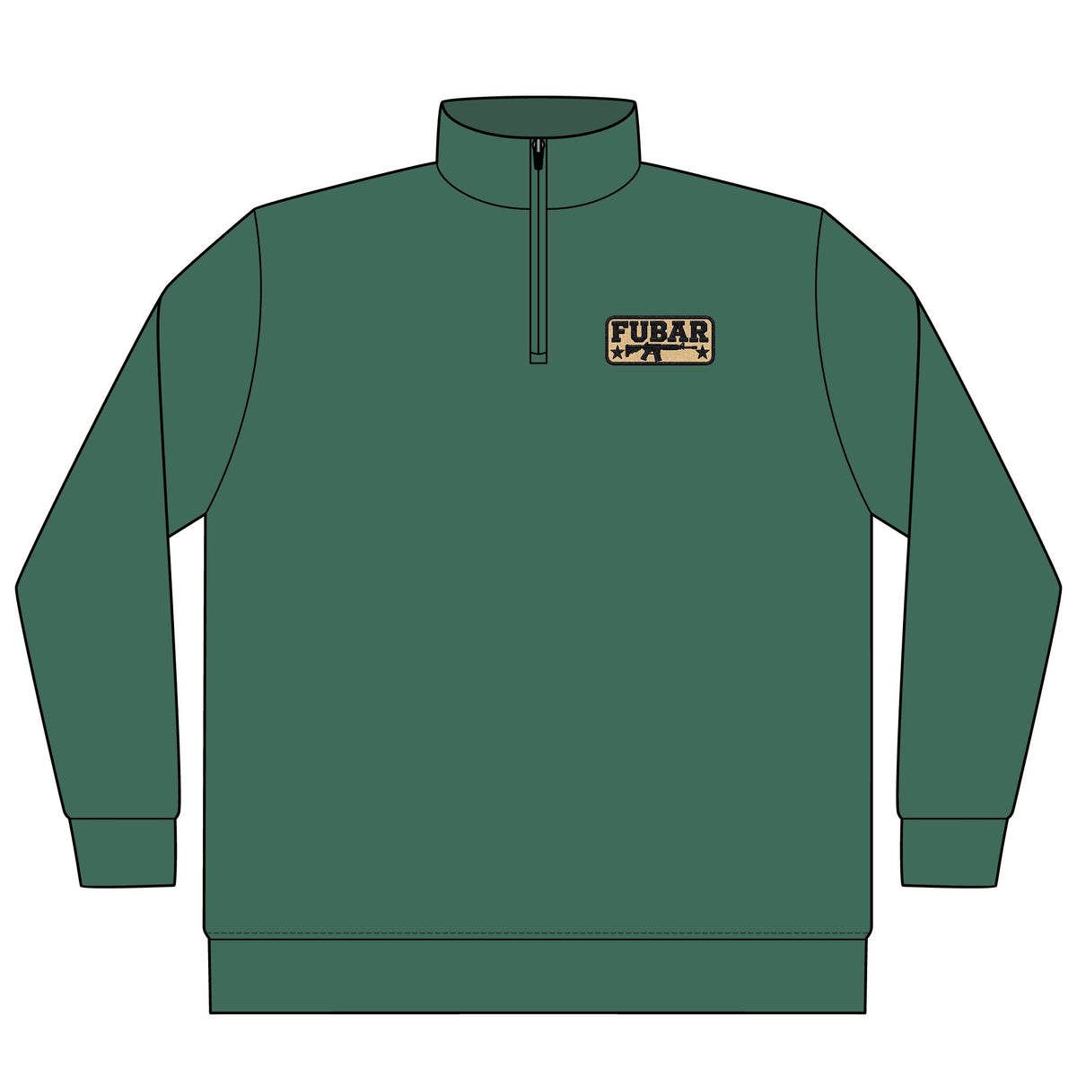 FUBAR Patch Quarter-Zip Pullover