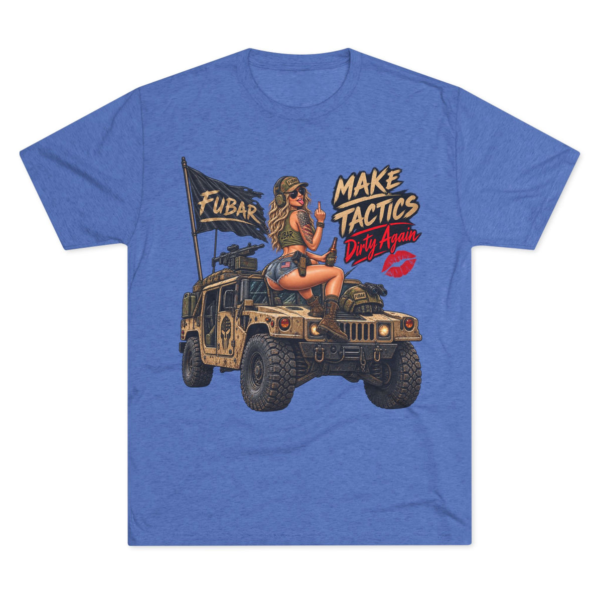FUBAR Military Humvee Pinup Shirt