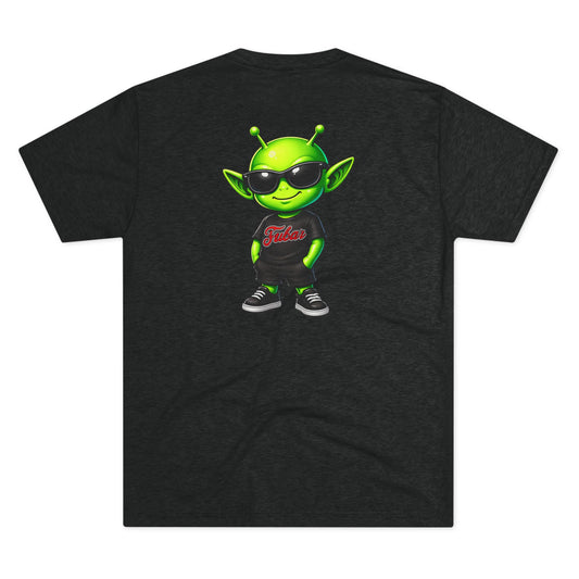 Distressed American Flag & Neon Green Script