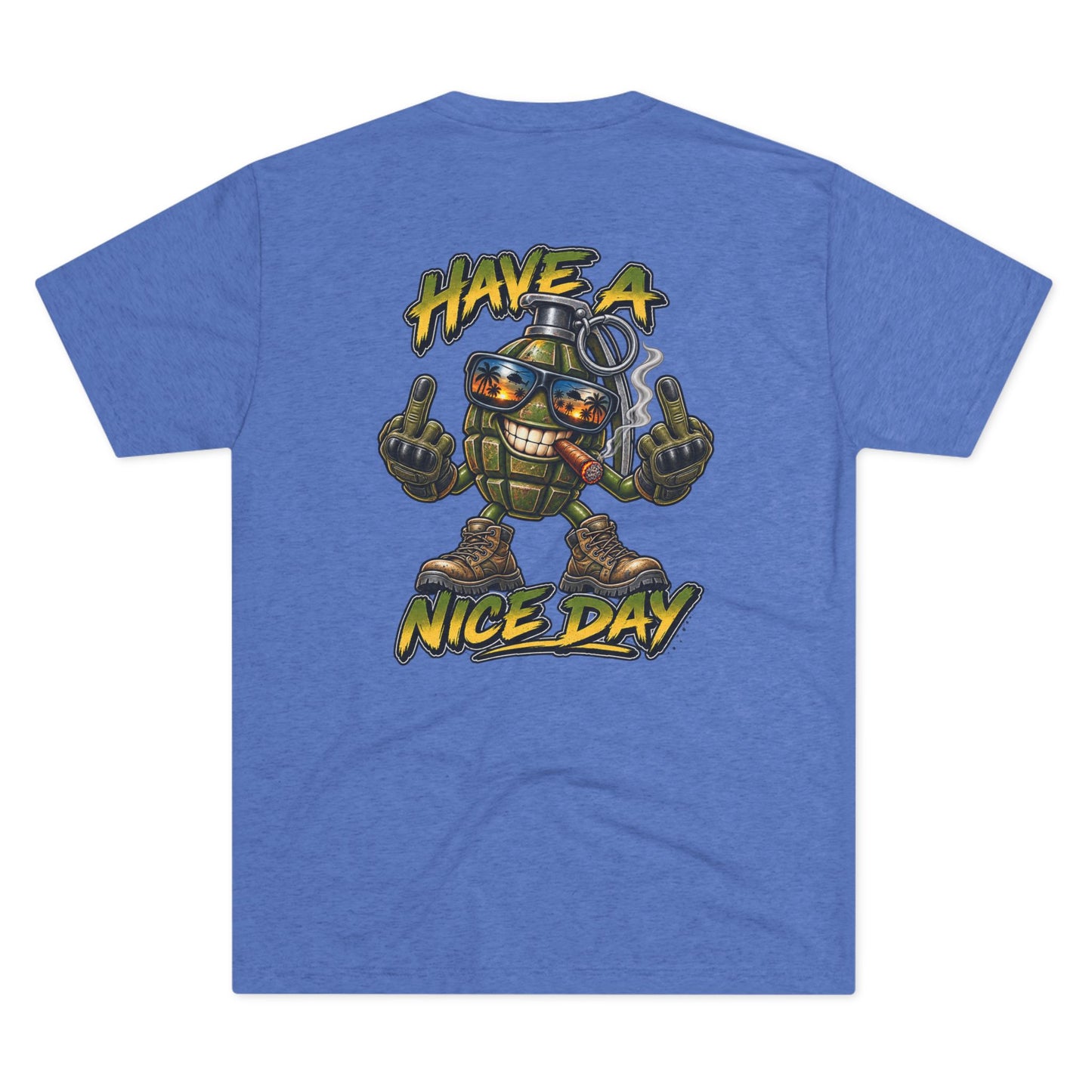 'Send It' RPG Girl & 'Have a Nice Day' Grenade Graphic
