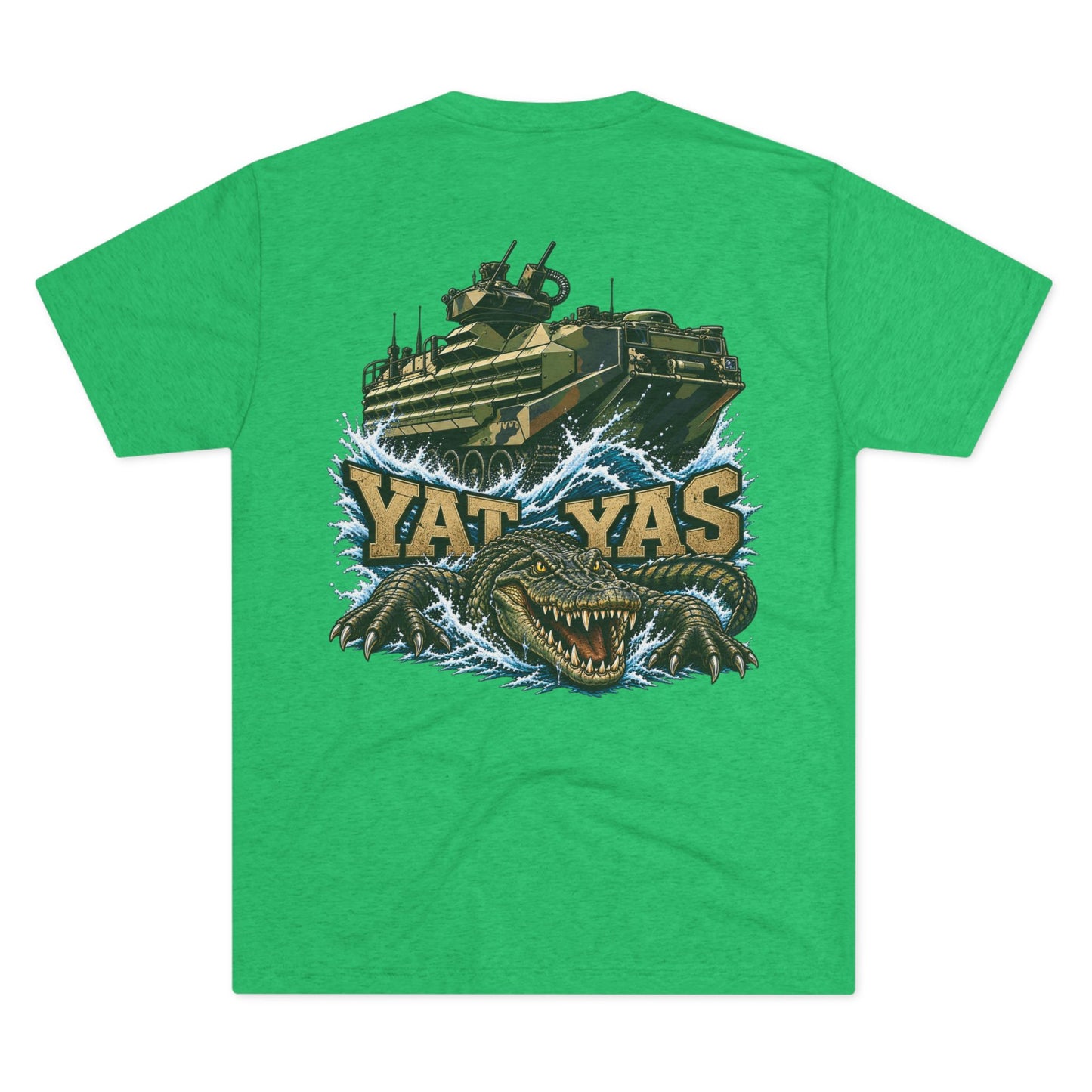 YAT YAS back-military shirt