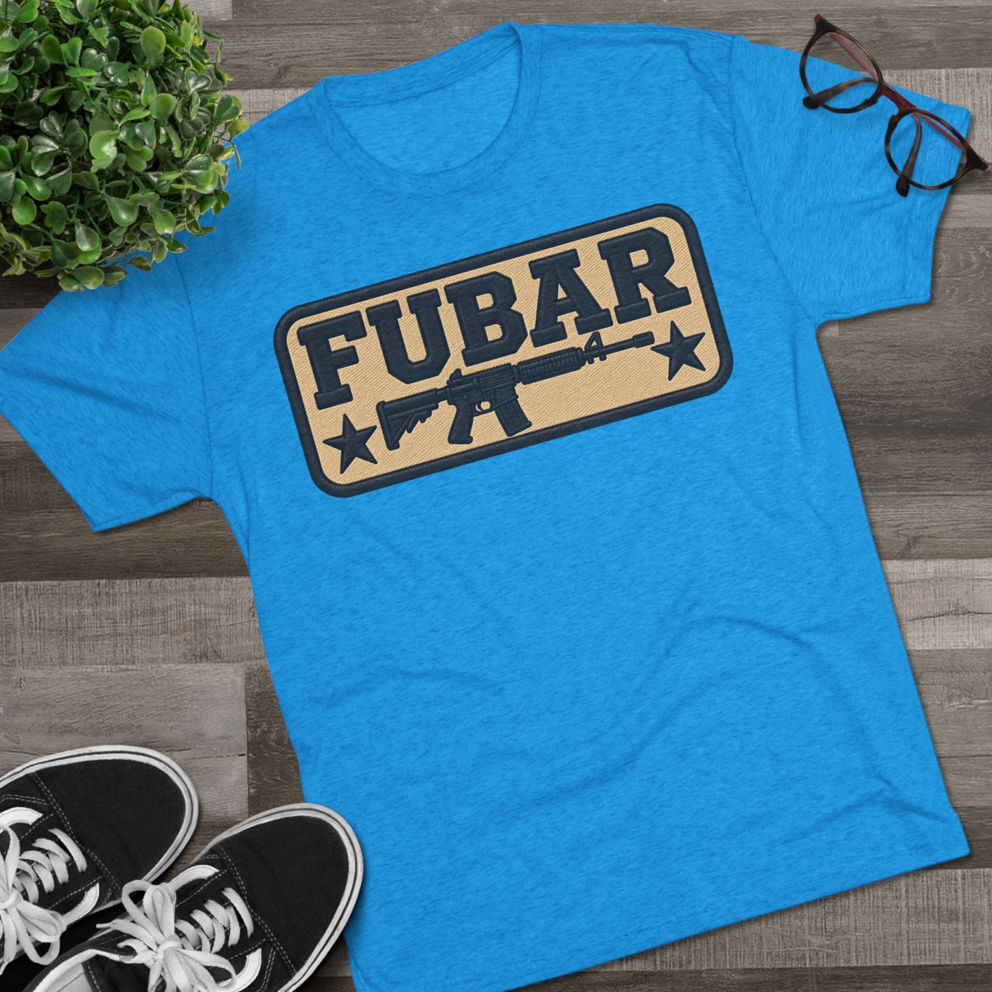 FUBAR Military Graphic Tee — Female Beach Run