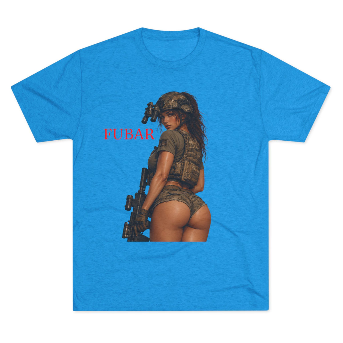 FUBAR Military Skull & Pin-Up Graphic Tee