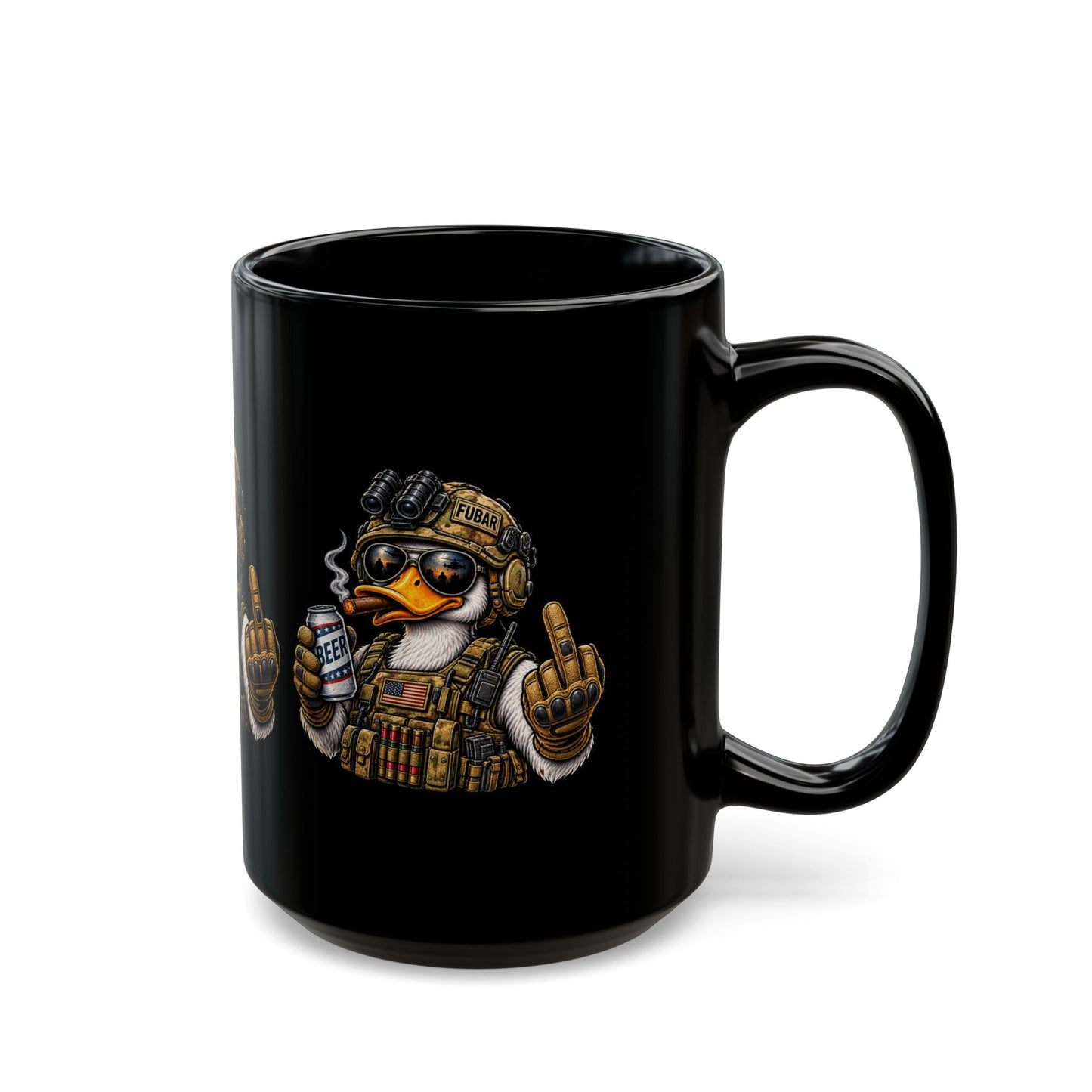 Tactical Duck coffee cup
