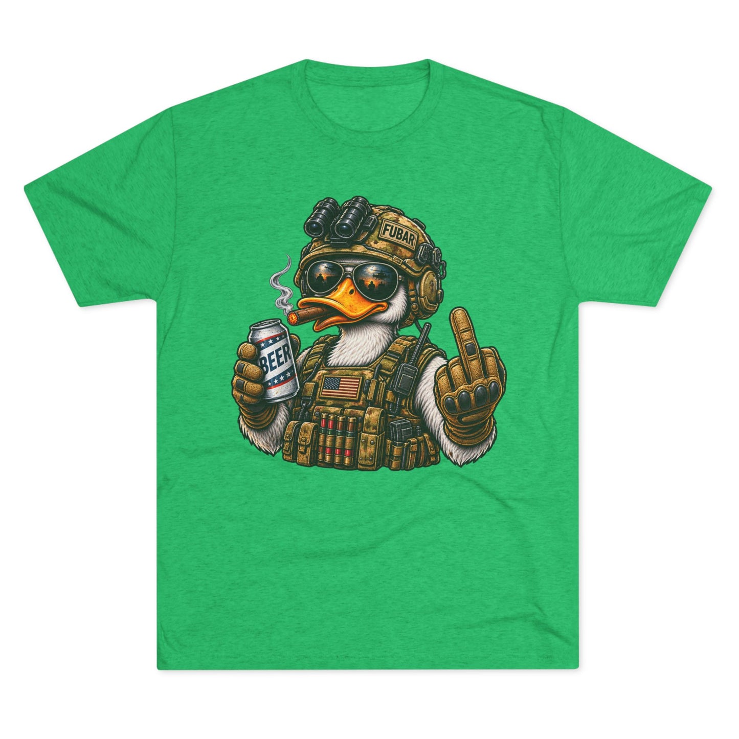 Tactical Duck Graphic Tee with 'FUBAR' Crest
