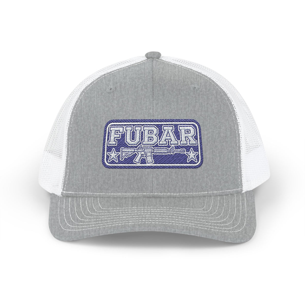 Richardson FUBAR Vintage Patch Trucker Cap (Embroidered)