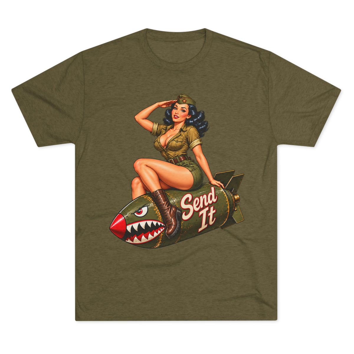 Send It Pinup Bomb Tee