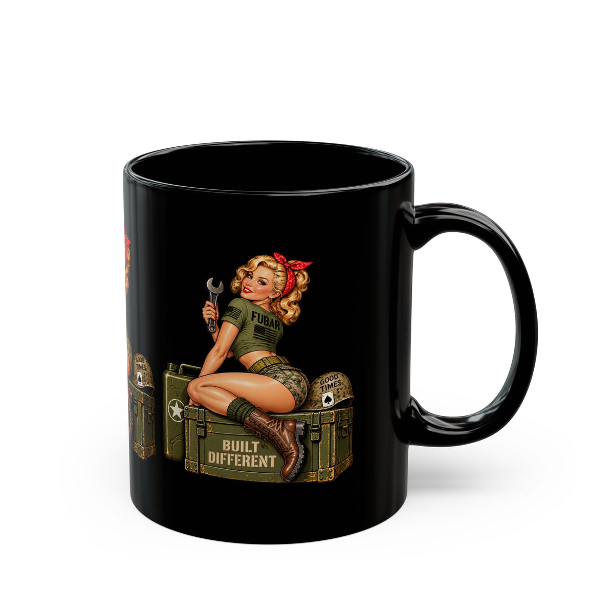 Built Different Pin-Up Mug