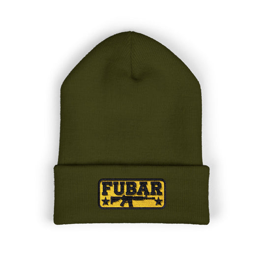 FUBAR Embroidered Cuffed Beanie