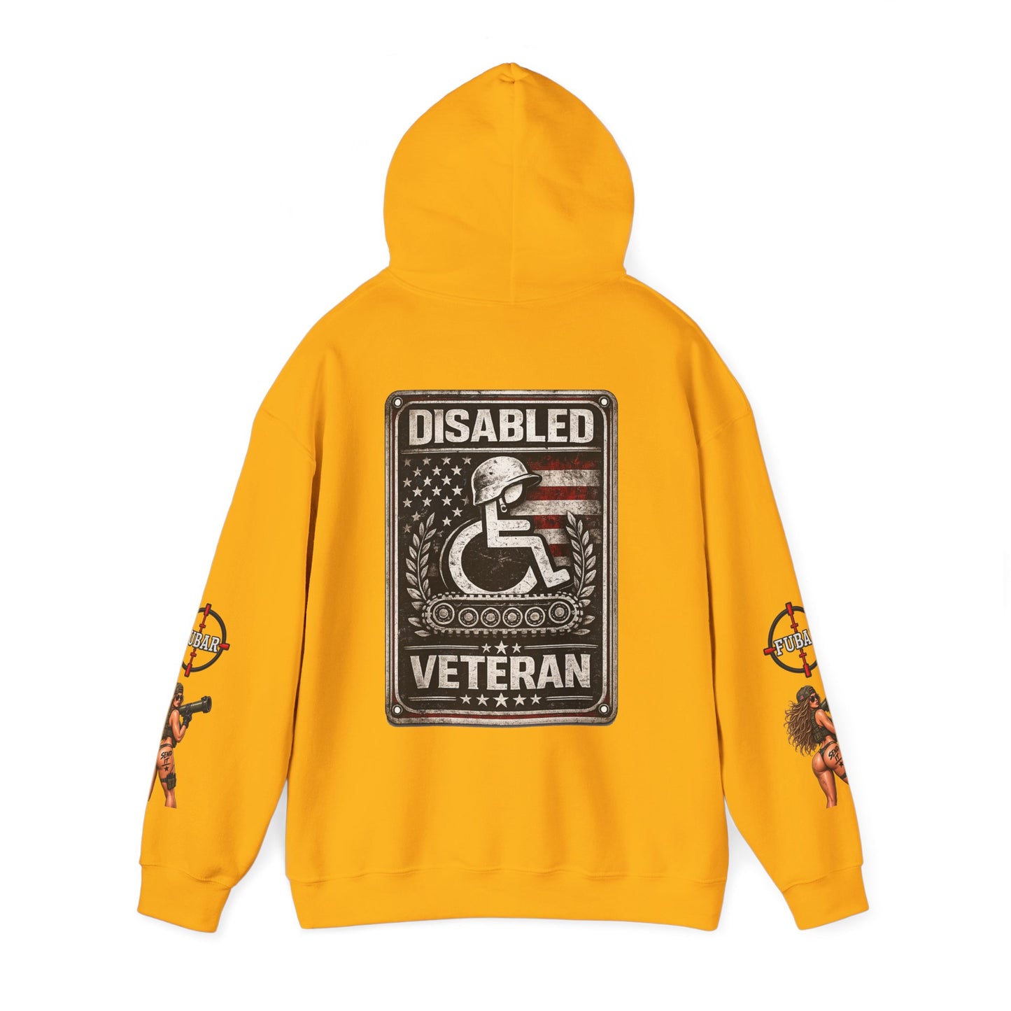Disabled Veteran Hoodie — FUBAR Fashion "Dress Accordingly"