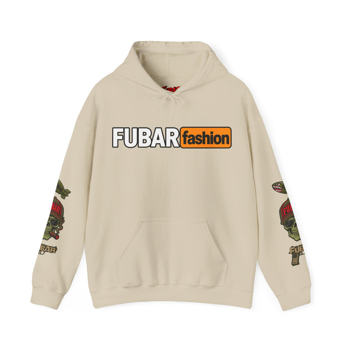 FUBAR Fashion Hoodie — Pin-Up Bomber Girl Graphic Pullover