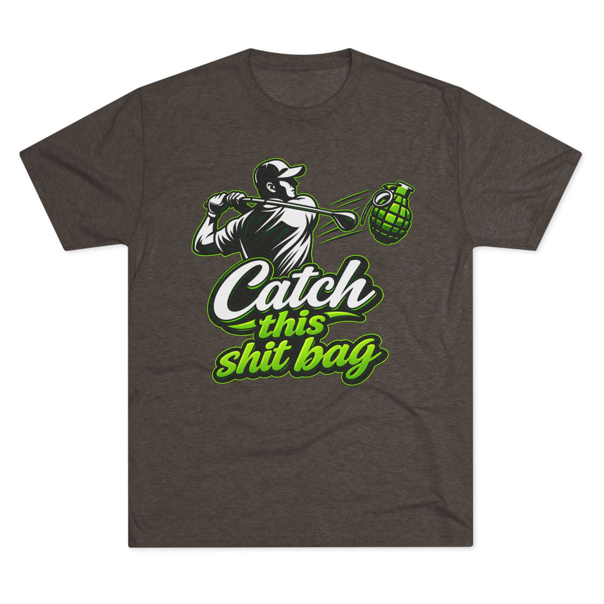 Catch This Shit Bag Baseball Tee