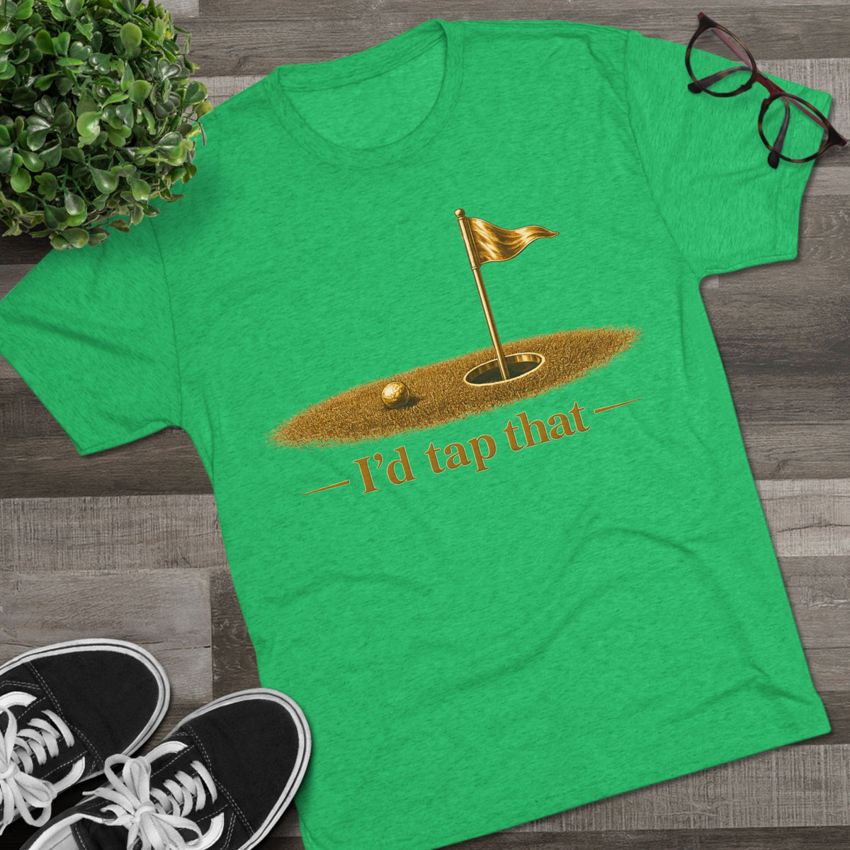 "I'd Tap That" with Skull Cigar FUBAR Back Graphic