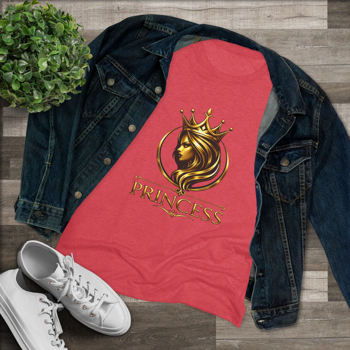 Women's Princess Gold Crown (T-Shirt)