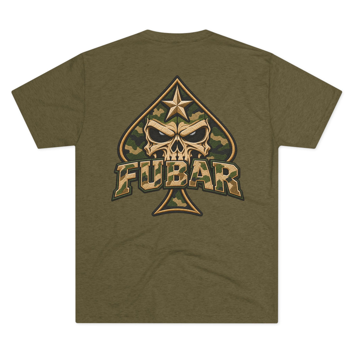 "Morale Is a Mission" FUBAR Skull Graphic Shirt