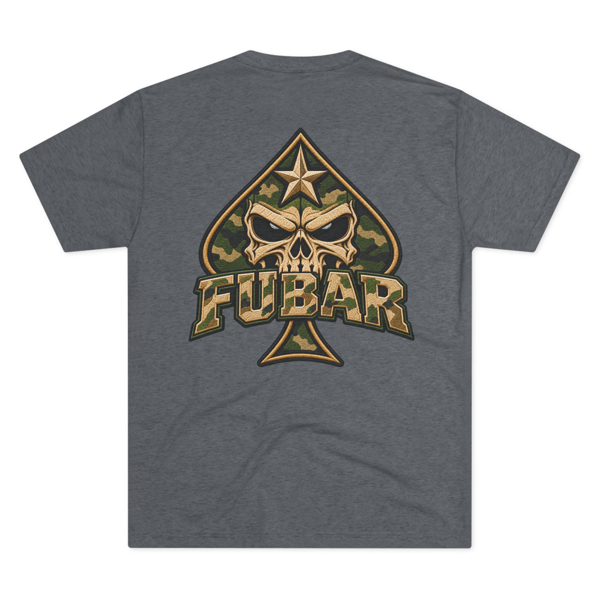 "Morale Is a Mission" FUBAR Skull Graphic Shirt