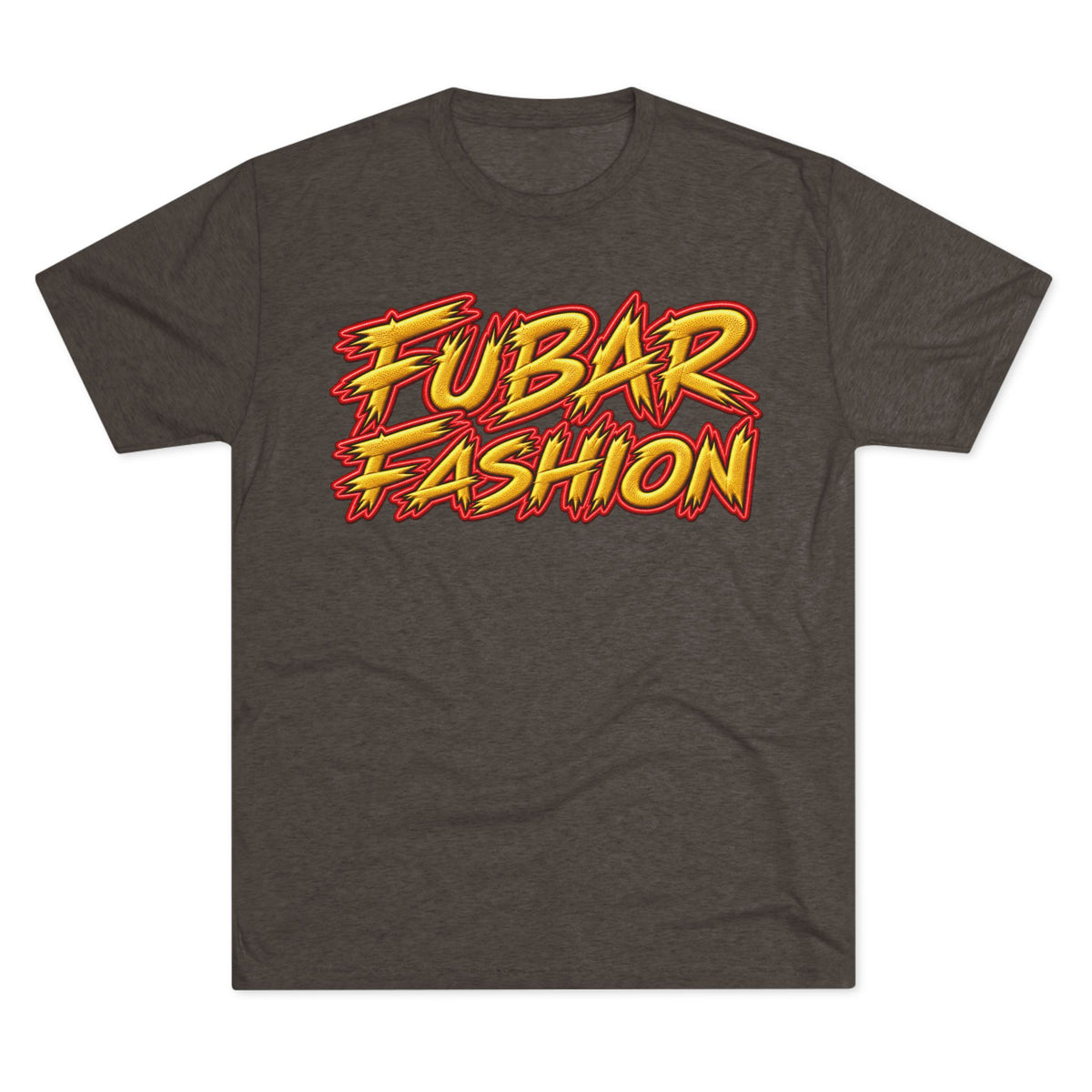 FUBAR Fashion Skull Tee — Retro Skull with Cap & Cigar Graphic