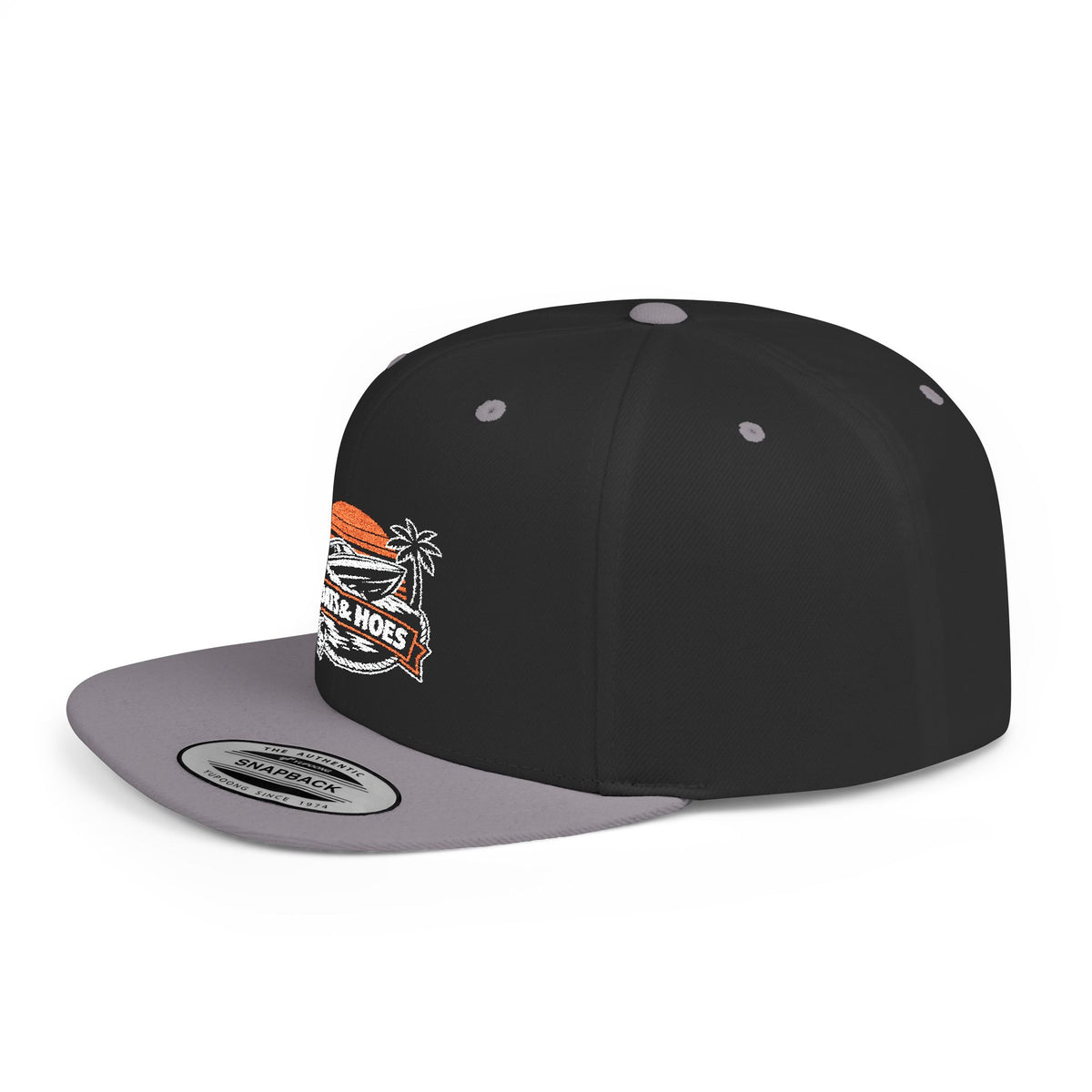 "Boats & Hoes" Tropical Logo Hat